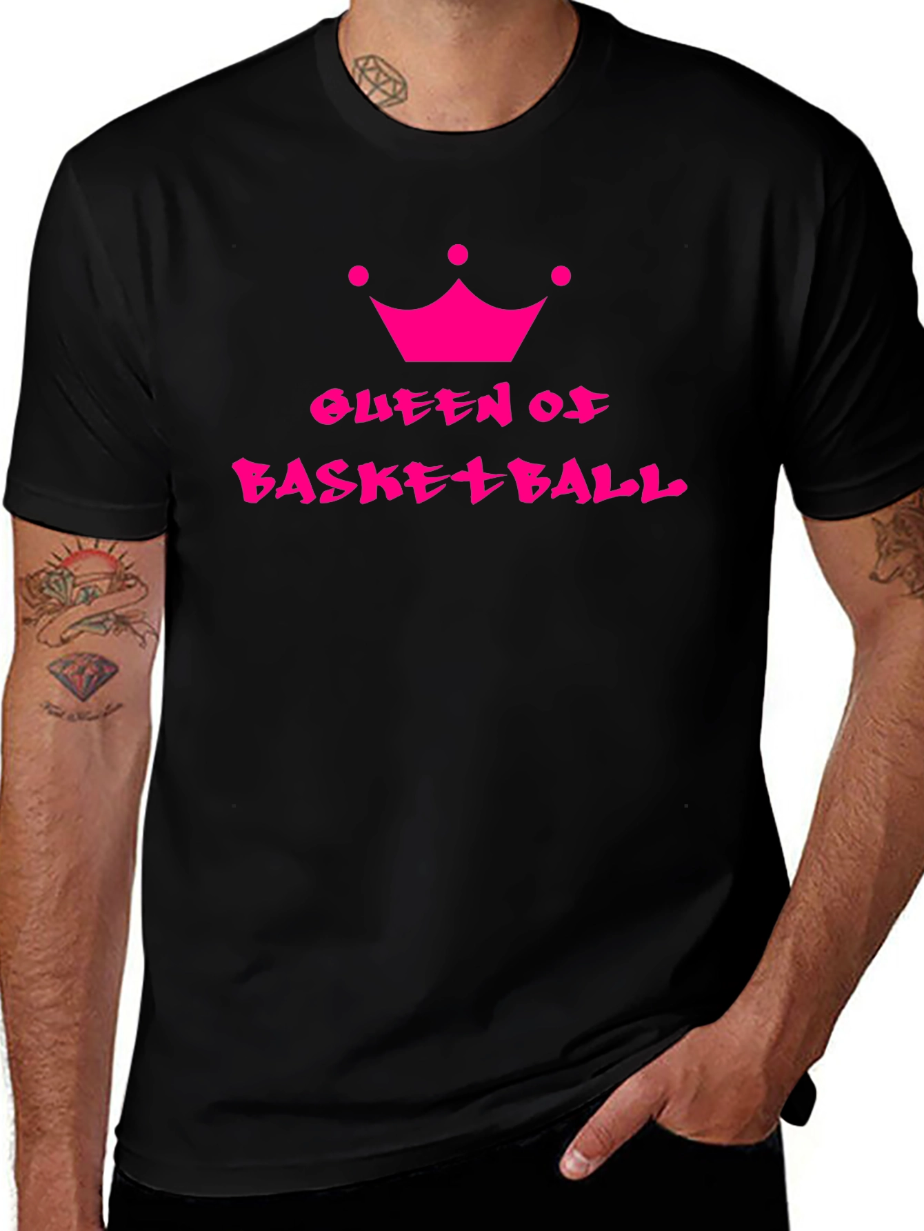 Queen of Basketball Graphic T-Shirt