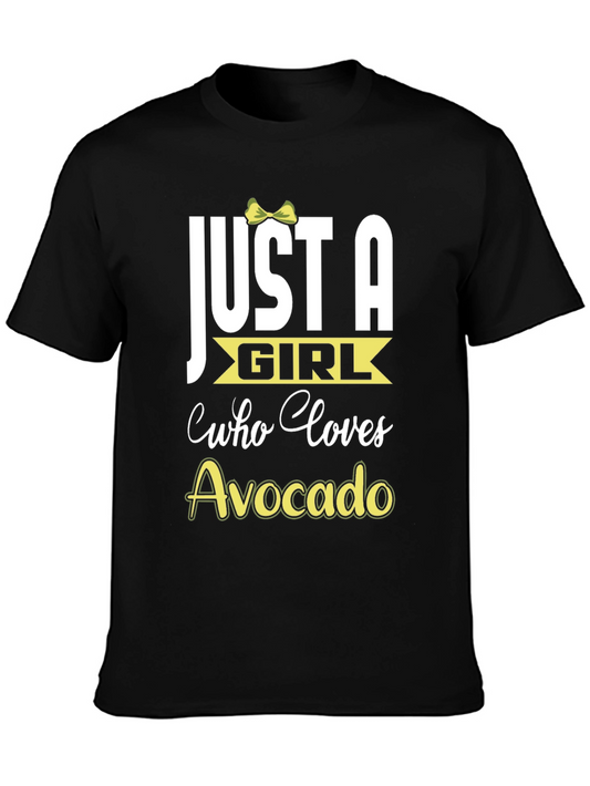 Avocado Lover T-Shirt - Just a Girl Who Loves Avocados
