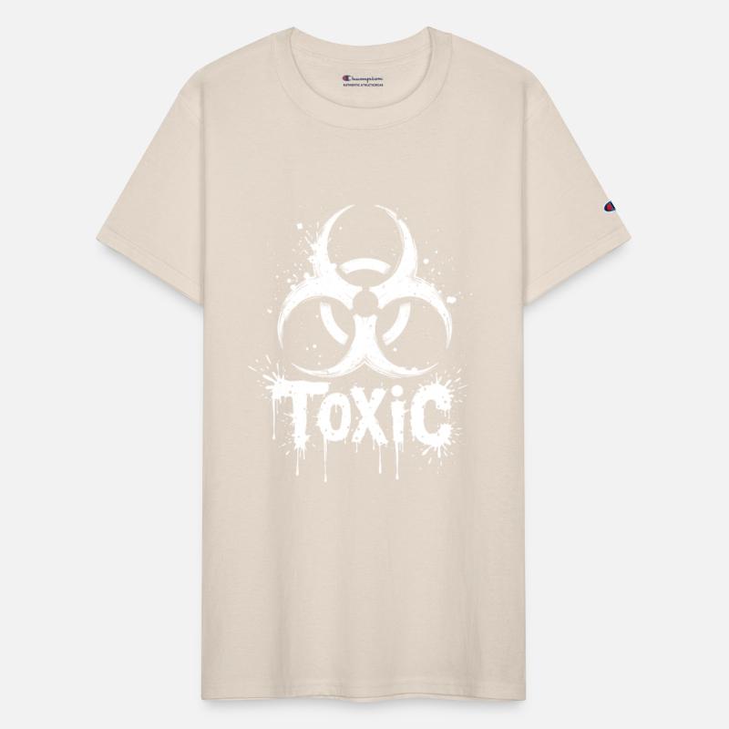 Biohazard Symbol Toxic Grunge Style