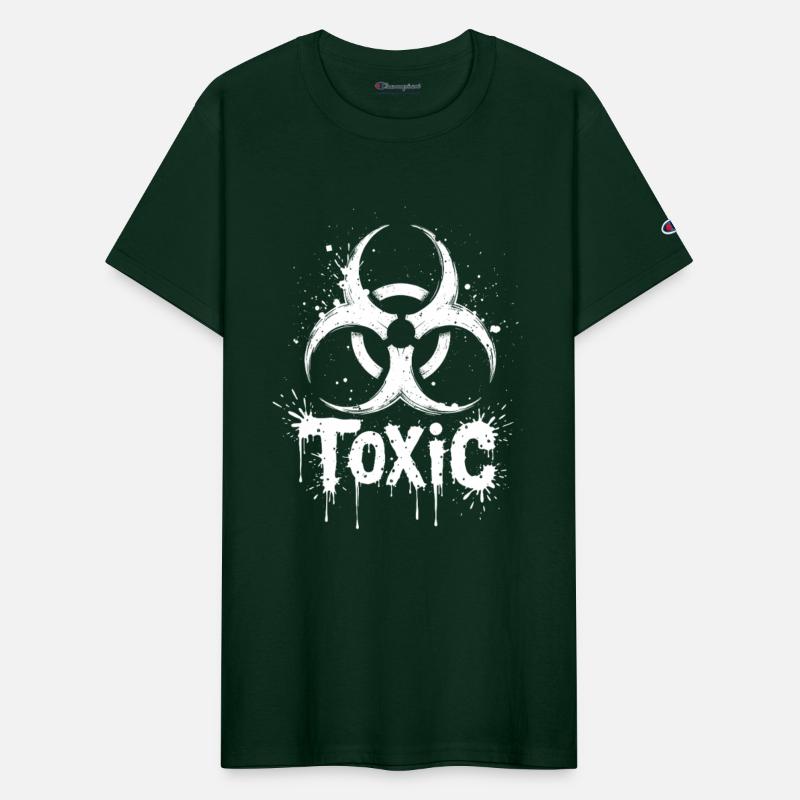 Biohazard Symbol Toxic Grunge Style