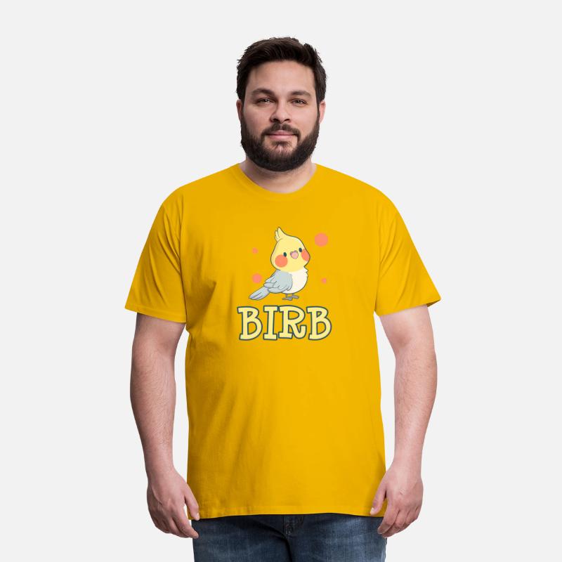 Birb Yellow Cockatiel Bird Owner Mom Dad Meme