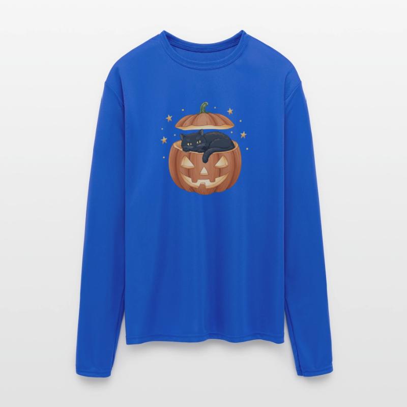 Black Cat in Jack-O-Lantern Pumpkin