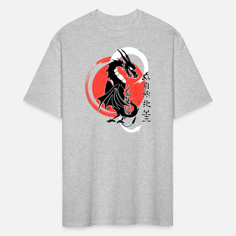 Black dragon, red moon