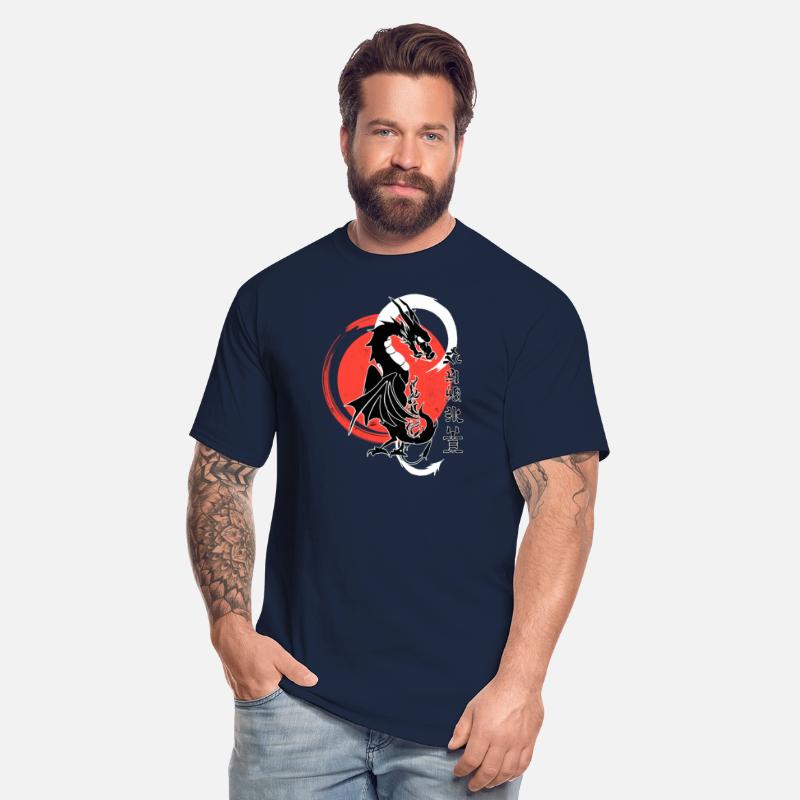 Black dragon, red moon