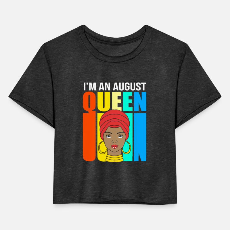 Black Women Afro Retro Zodiac August Queen