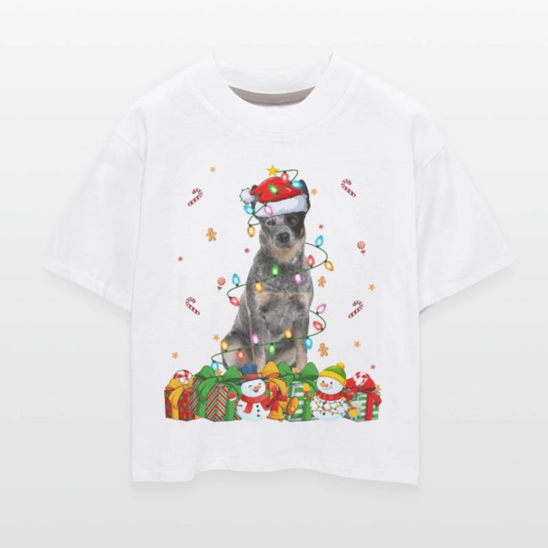 Blue Heeler Dog Christmas Lights