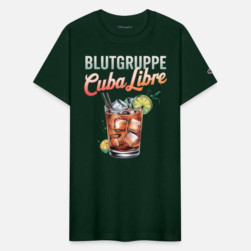 Blutgruppe Cuba Libre Cocktail Bartender
