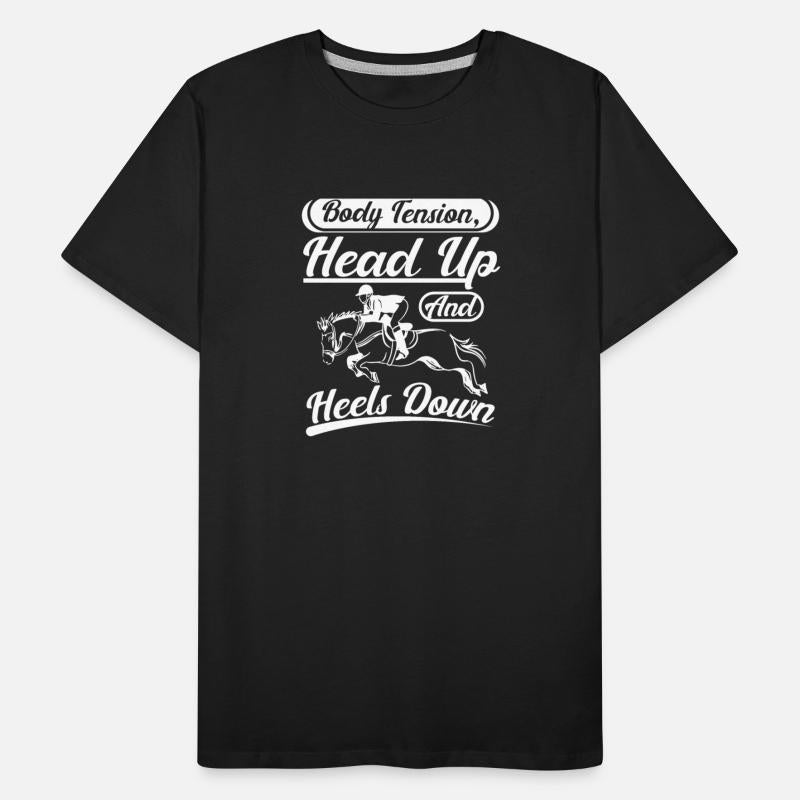 Body tension head up and heels down