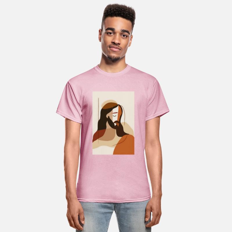 Boho Jesus Wall Art, Rustic Religious Decor,