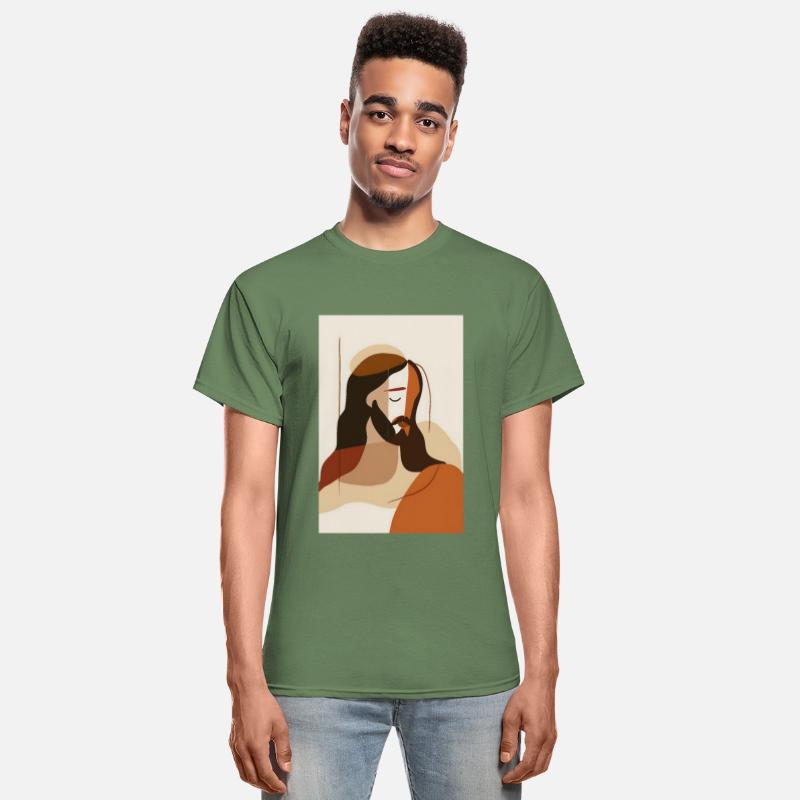 Boho Jesus Wall Art, Rustic Religious Decor,