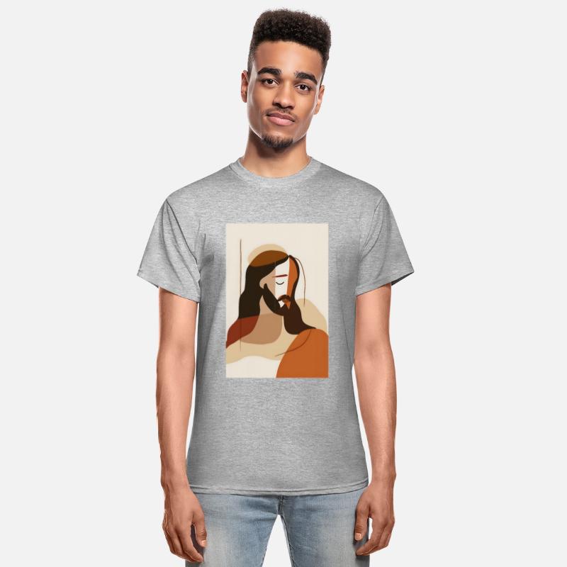 Boho Jesus Wall Art, Rustic Religious Decor,