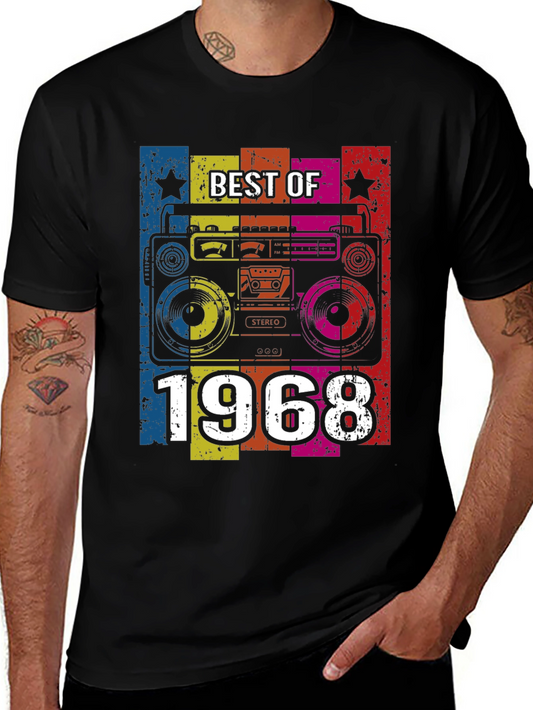 Retro Best of 1968 Boombox T-Shirt