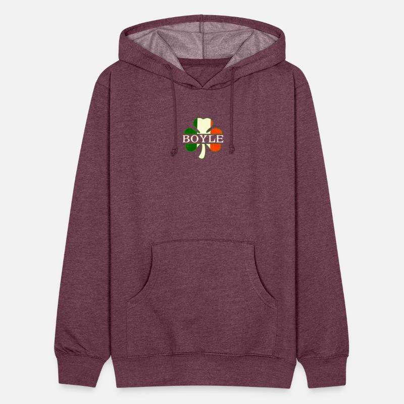 Boyle Irish Surname Ireland Flag Shamrock