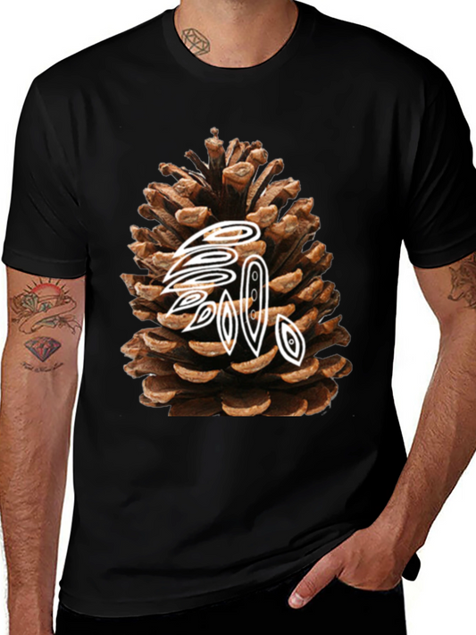 Pine Cone Graphic Tee - Unisex Casual T-Shirt