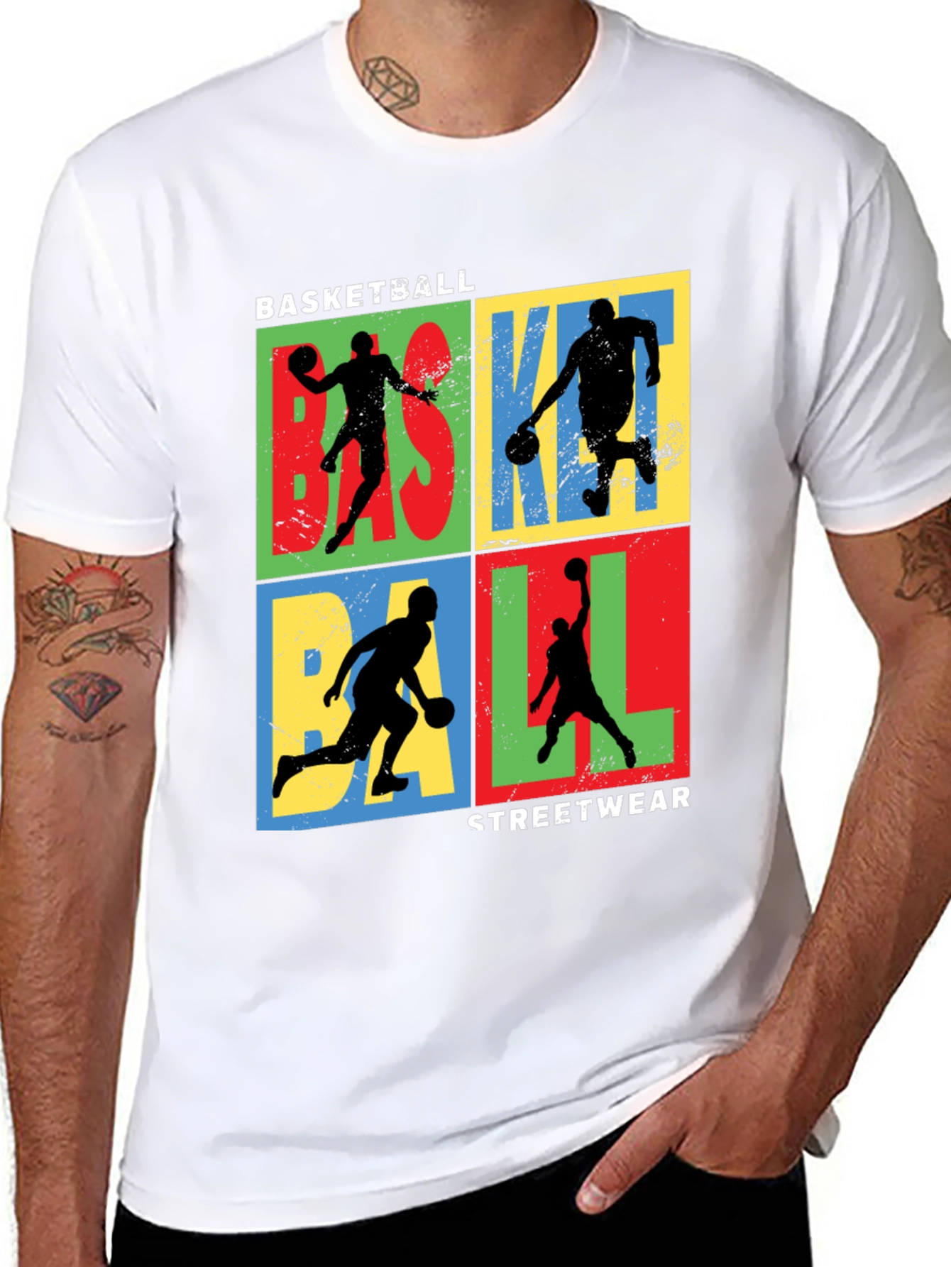 Basketball Streetwear Graphic Tee