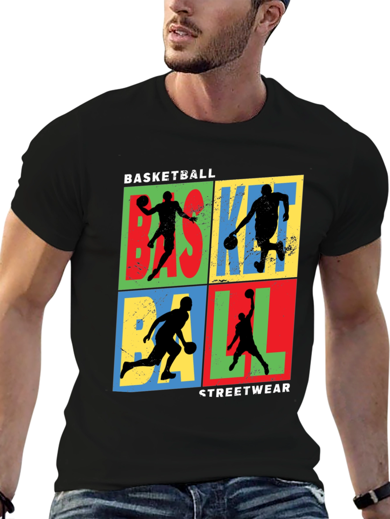 Basketball Streetwear Graphic Tee