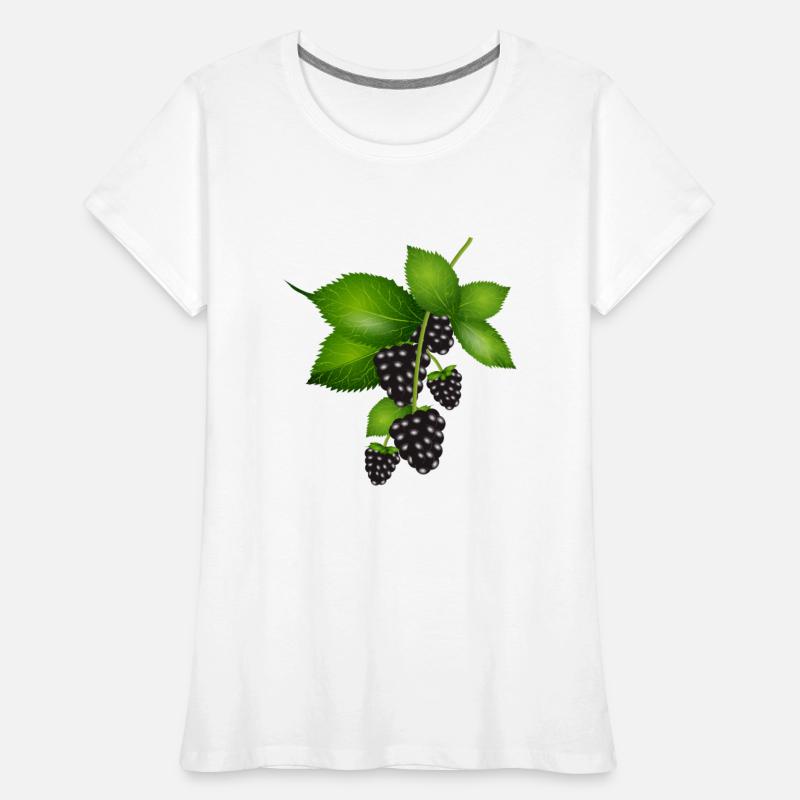 bright dark purple blackberries with leaves