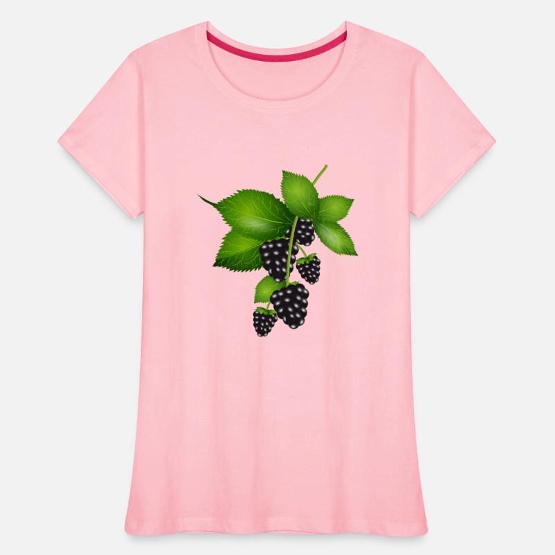 bright dark purple blackberries with leaves