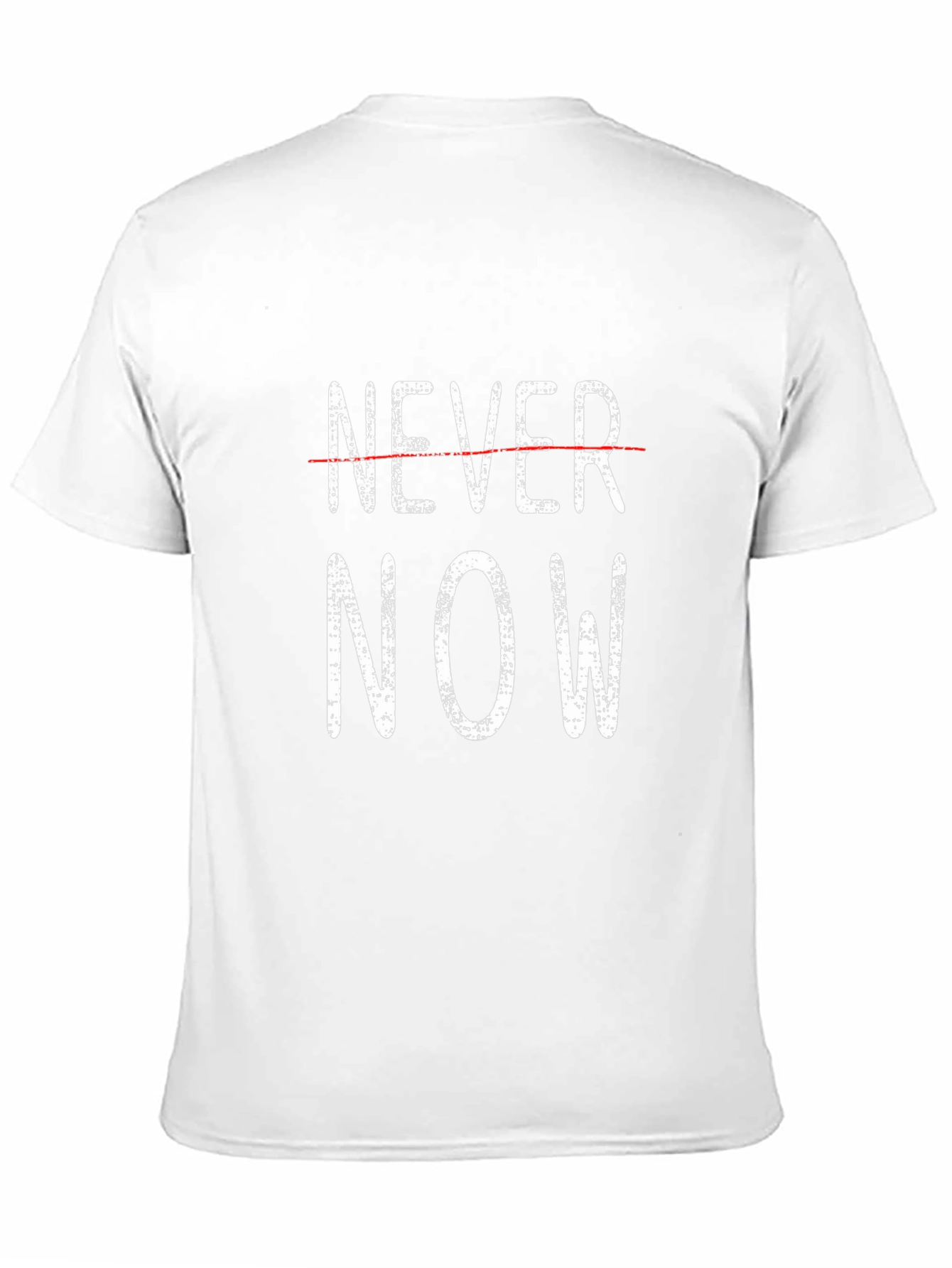 Never Now Graphic T-Shirt - Black Casual Tee