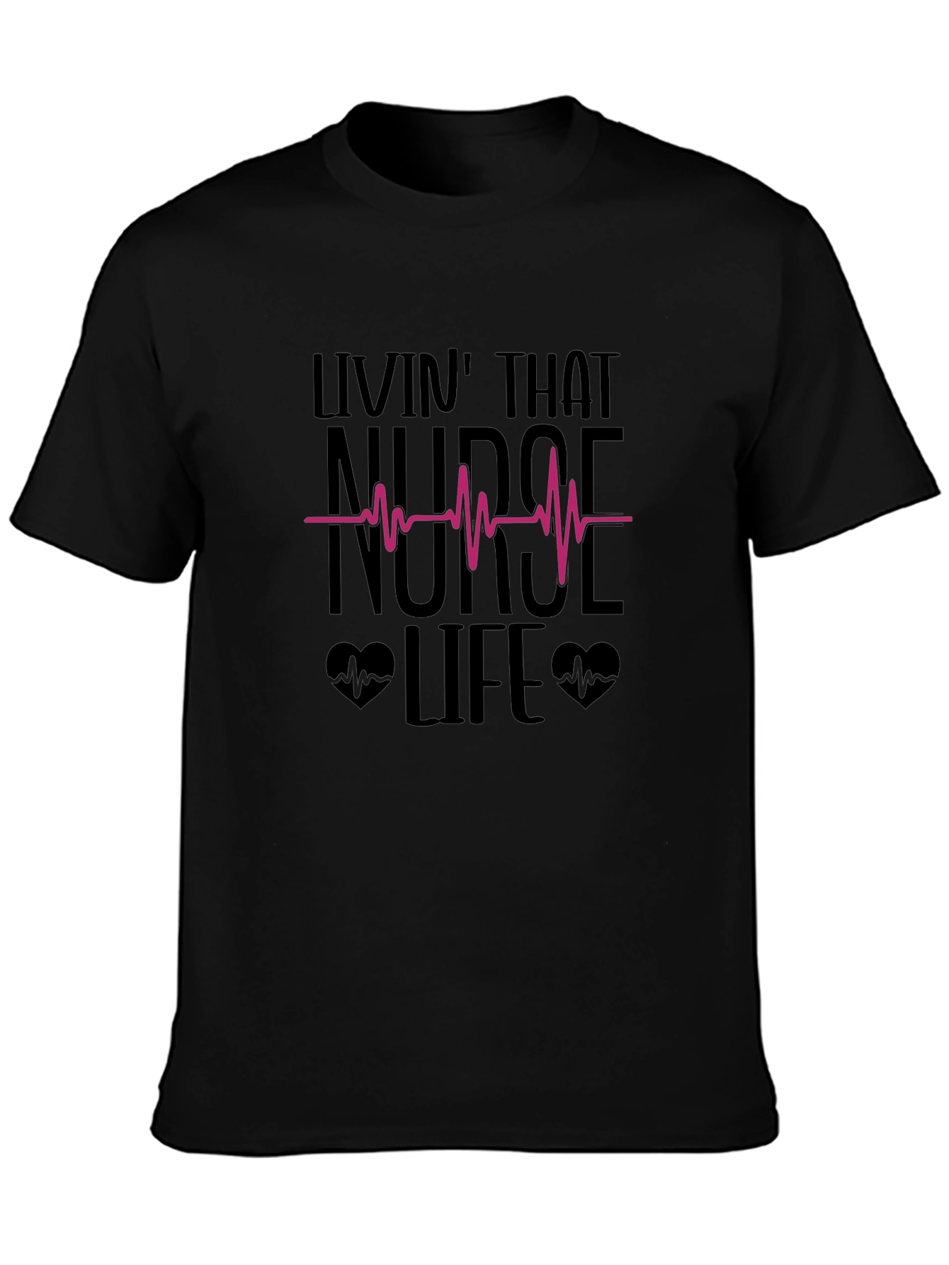 Nurse Life T-Shirt - Black