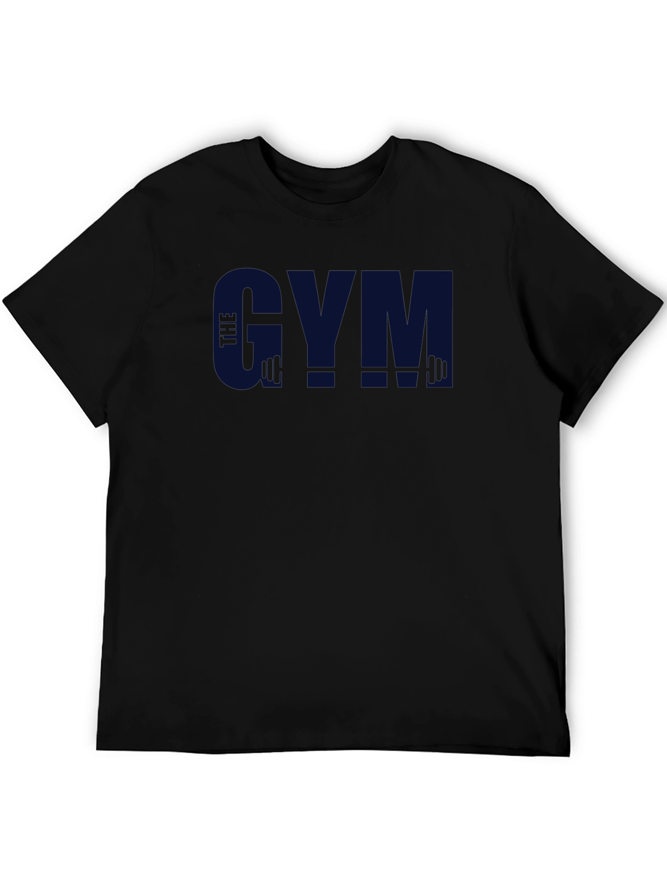 GYM T-Shirt: Mens Black Training Tee