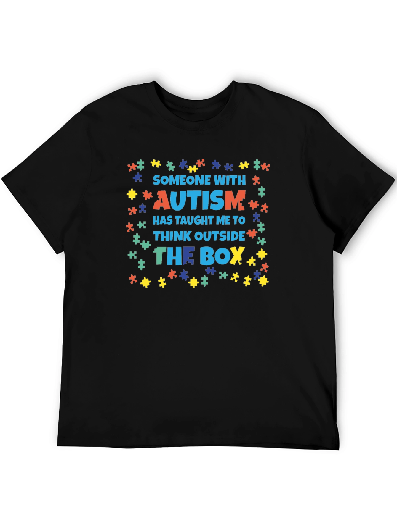 Autism Awareness T-Shirt - Think Outside the Box