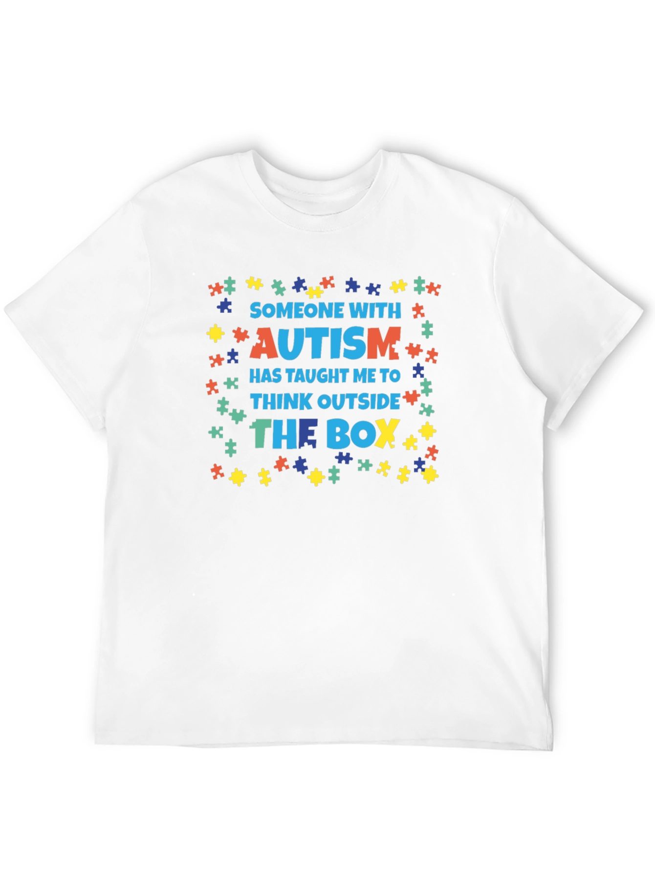 Autism Awareness T-Shirt - Think Outside the Box