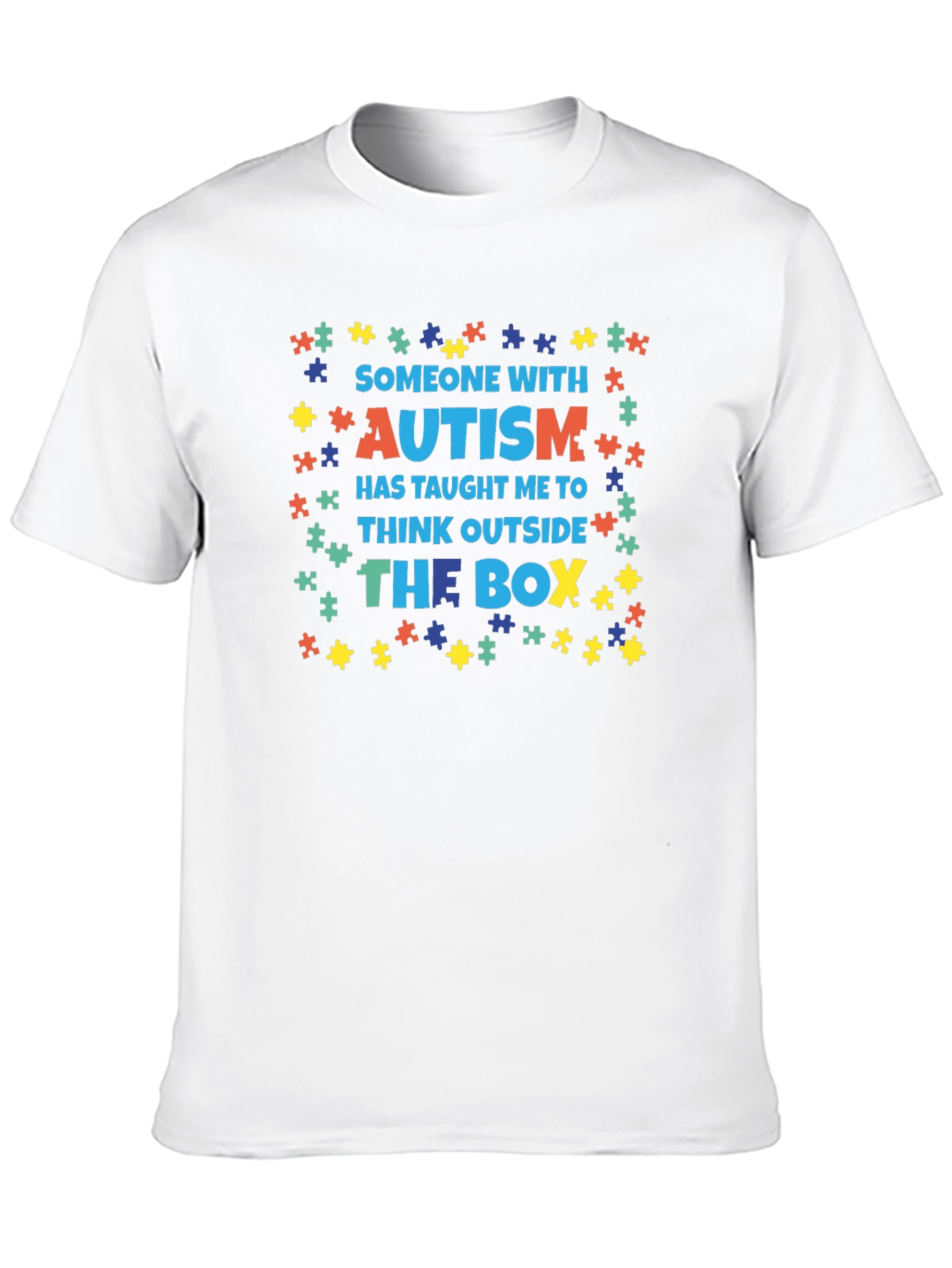 Autism Awareness T-Shirt - Think Outside the Box