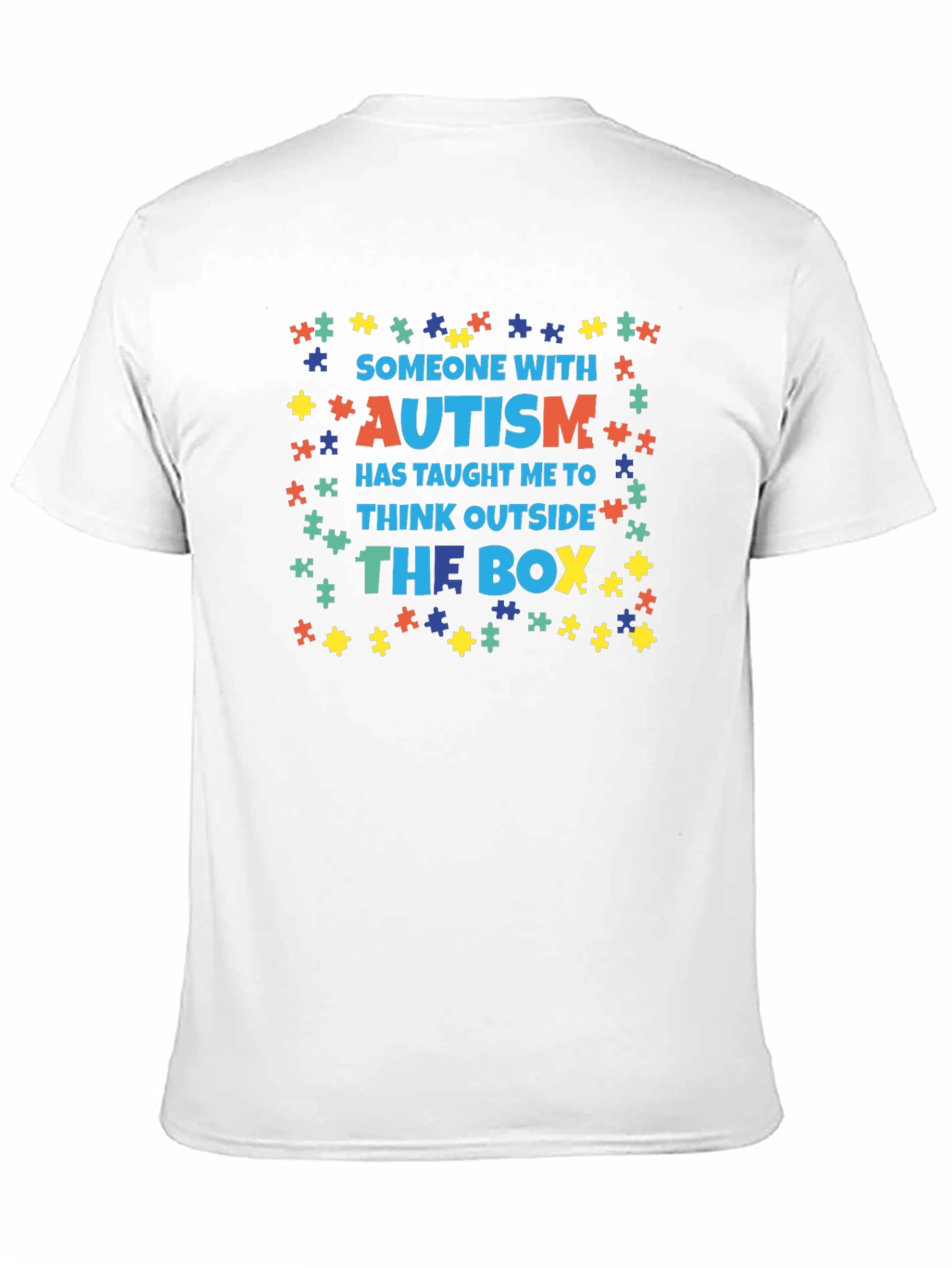 Autism Awareness T-Shirt - Think Outside the Box