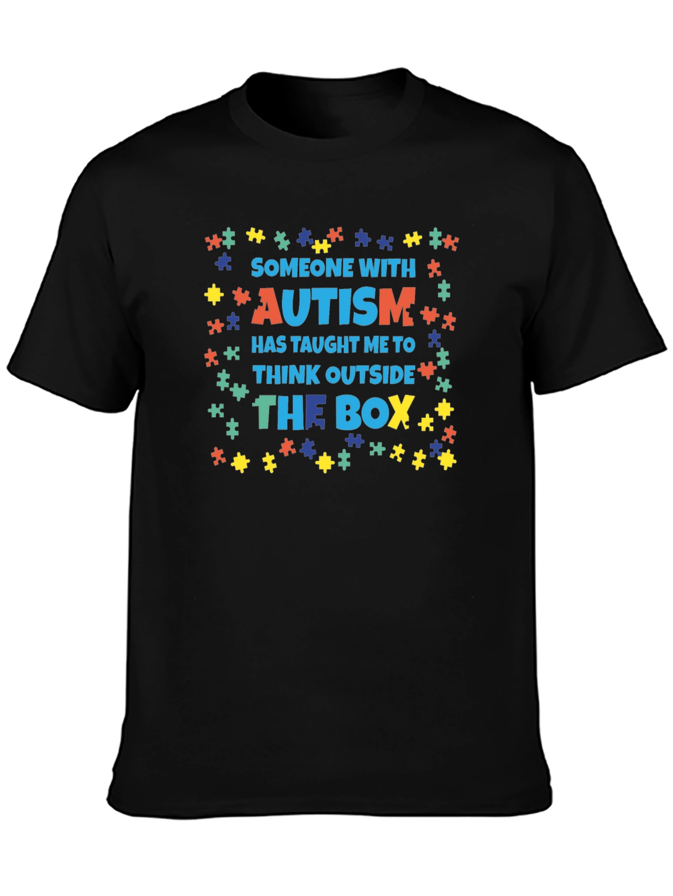 Autism Awareness T-Shirt - Think Outside the Box