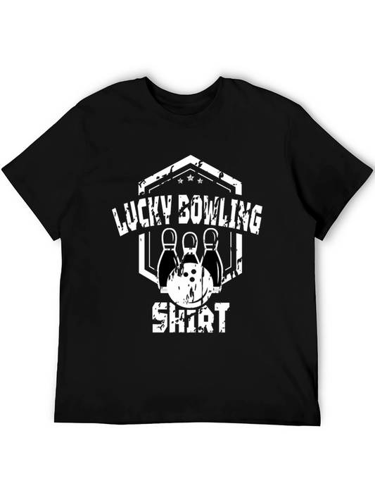 Lucky Bowling Shirt - Graphic Tee for Bowling Fans