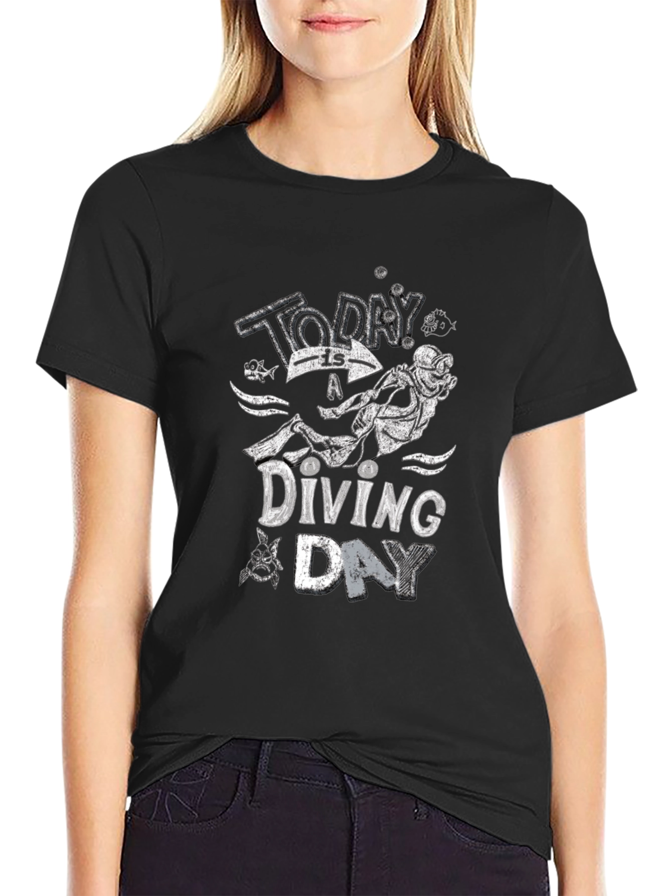 Today is a Diving Day Graphic T-Shirt