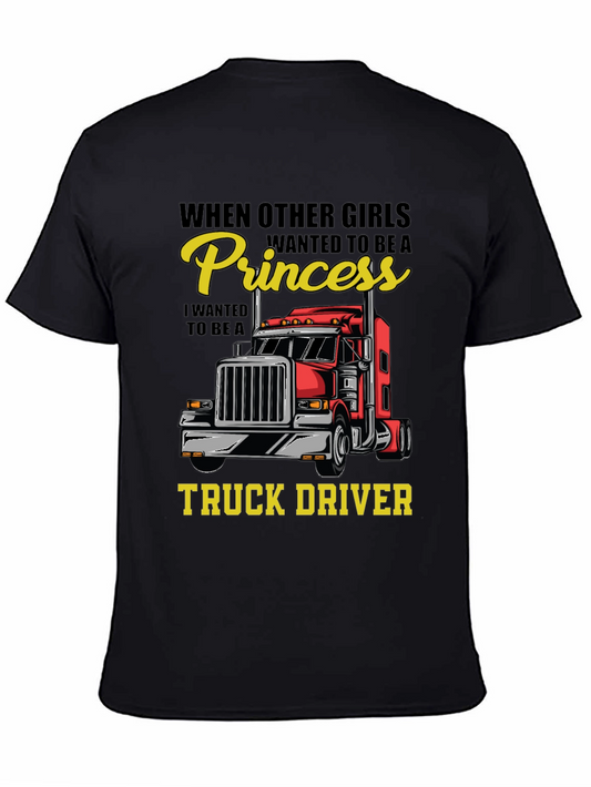 Truck Driver T-Shirt - Princess Design