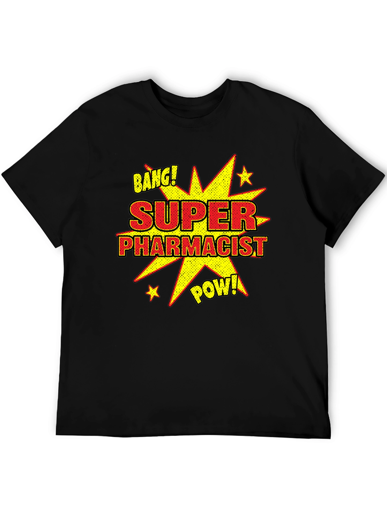 Super Pharmacist Black Graphic T-Shirt