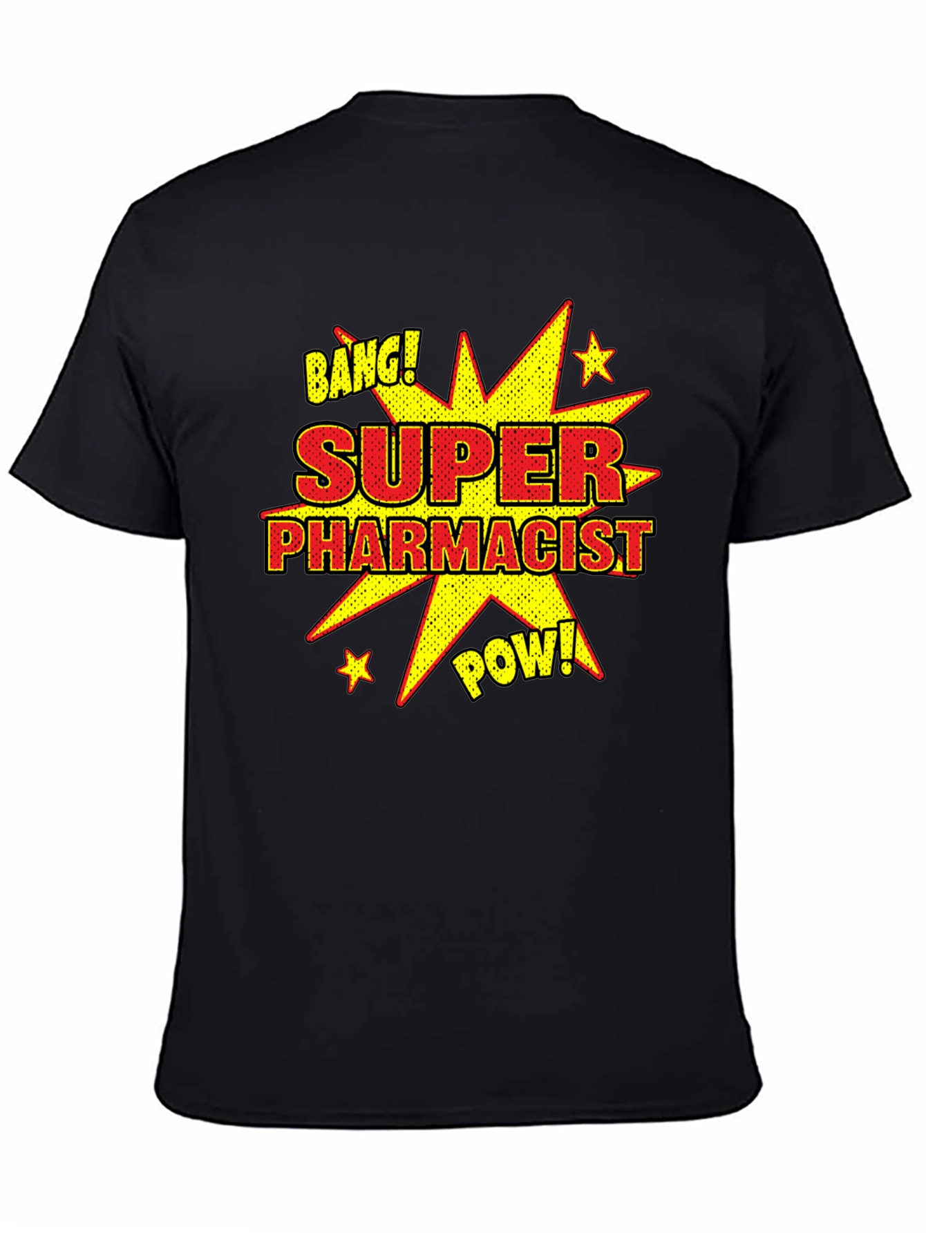 Super Pharmacist Black Graphic T-Shirt