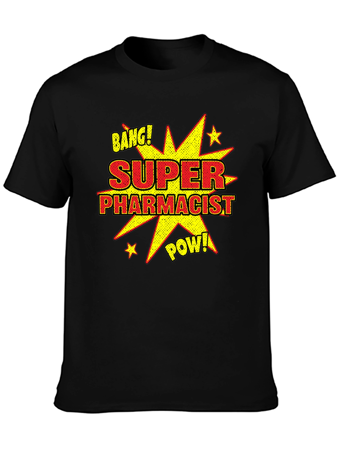 Super Pharmacist Black Graphic T-Shirt