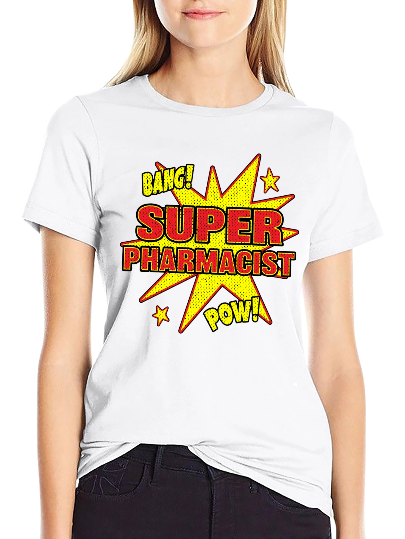 Super Pharmacist Black Graphic T-Shirt