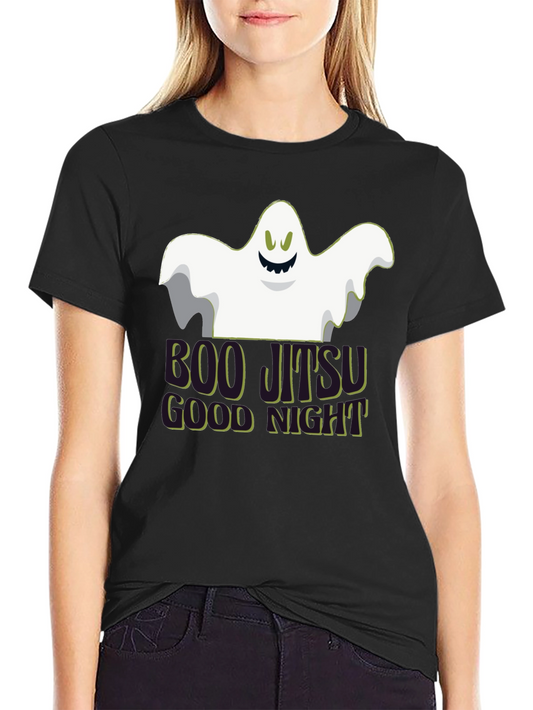 Boo Jitsu Halloween T-Shirt - Funny Ghost Design
