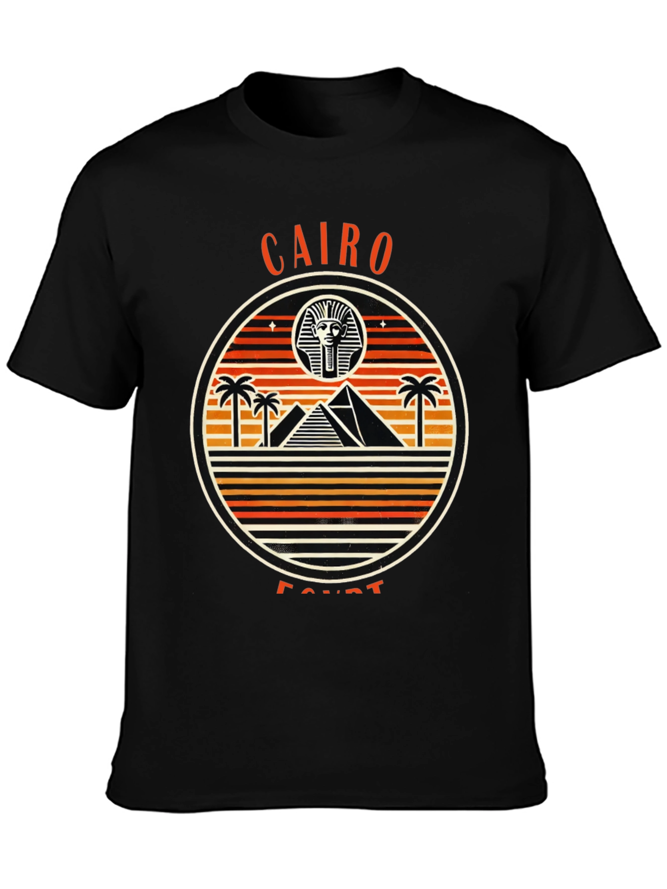Cairo Egypt Graphic Tee - Black T-Shirt