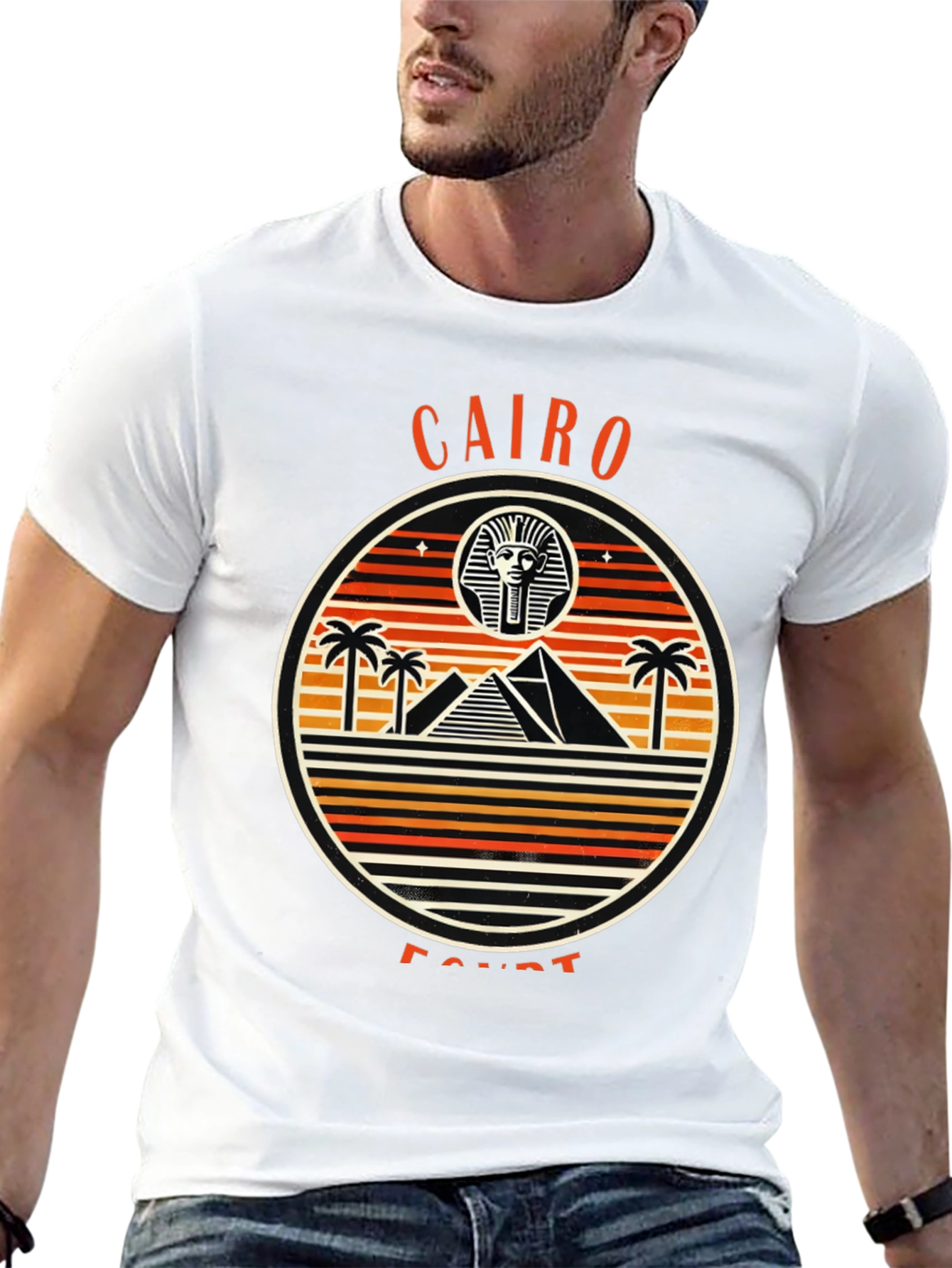 Cairo Egypt Graphic Tee - Black T-Shirt