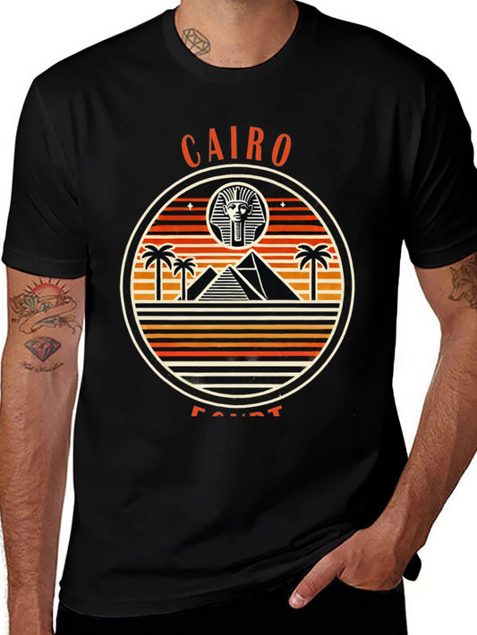 Cairo Egypt Graphic Tee - Black T-Shirt