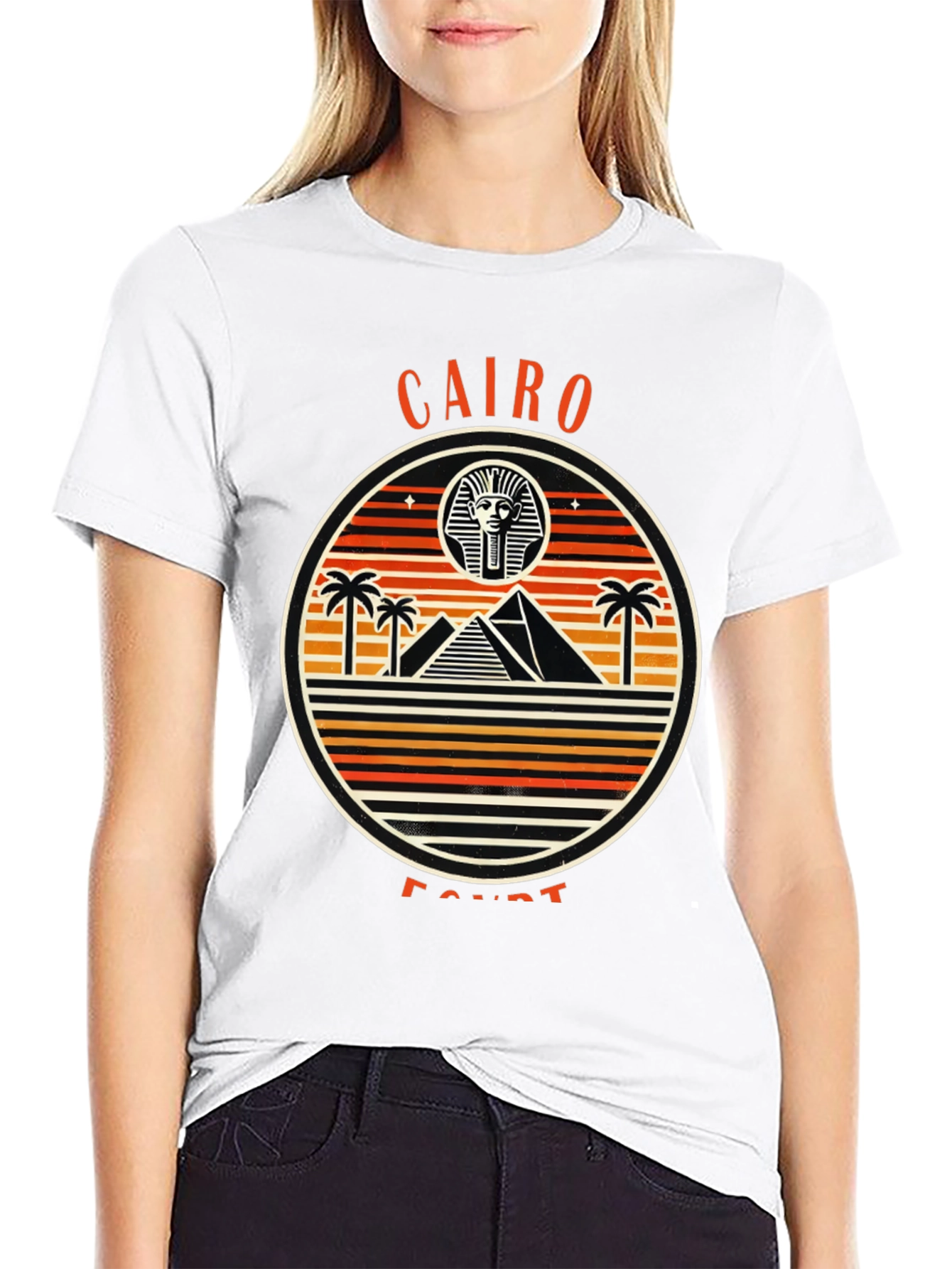 Cairo Egypt Graphic Tee - Black T-Shirt
