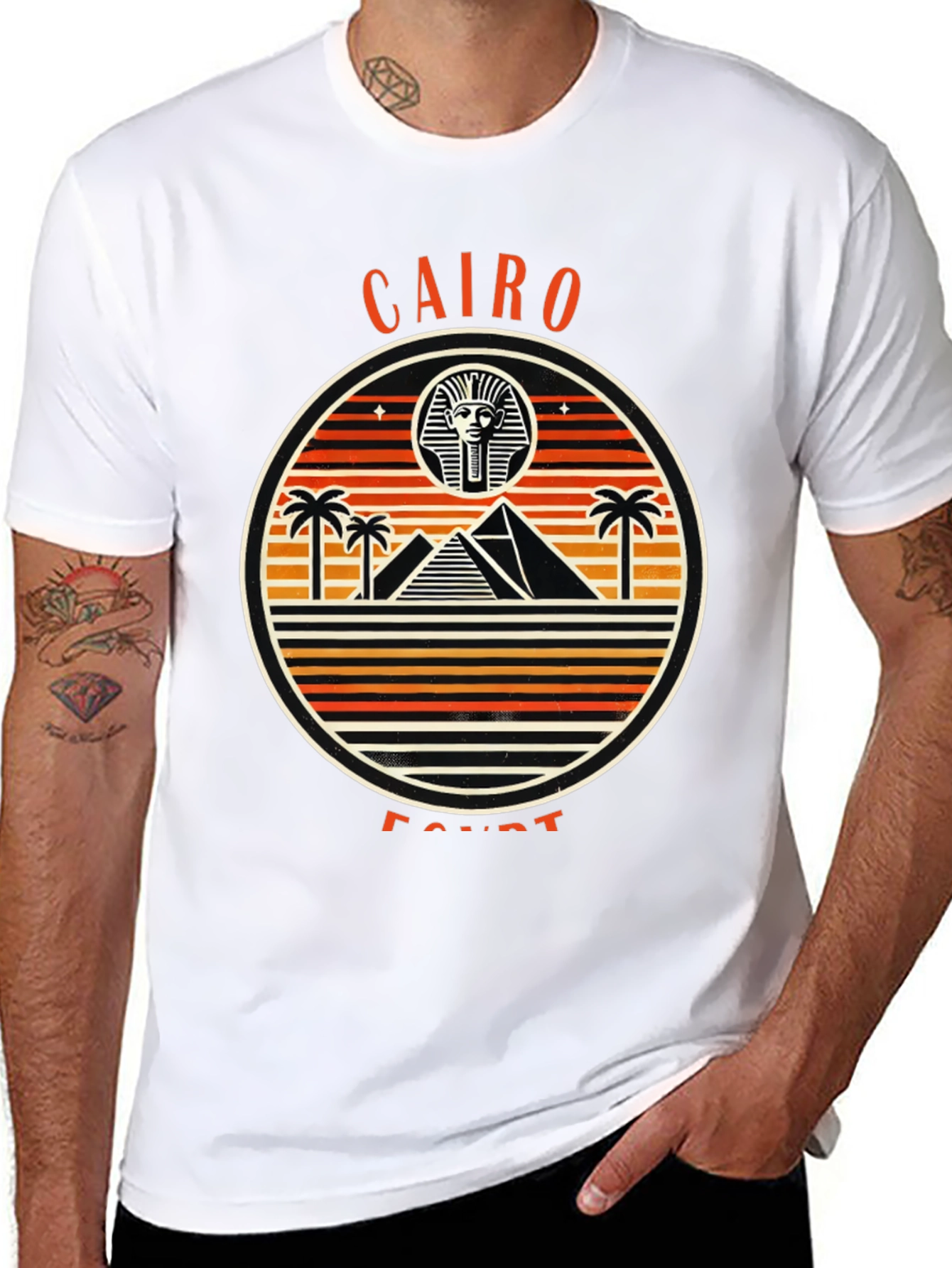 Cairo Egypt Graphic Tee - Black T-Shirt