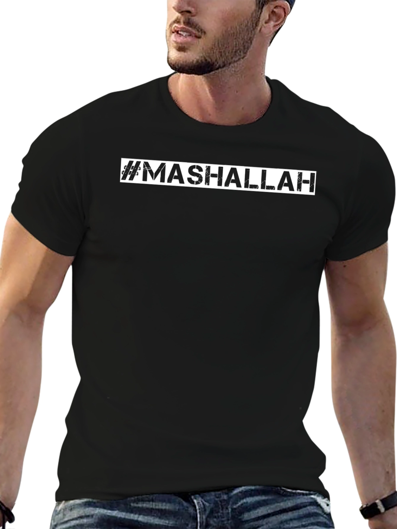 Mashallah Graphic Tee - Trendy Islamic T-Shirt