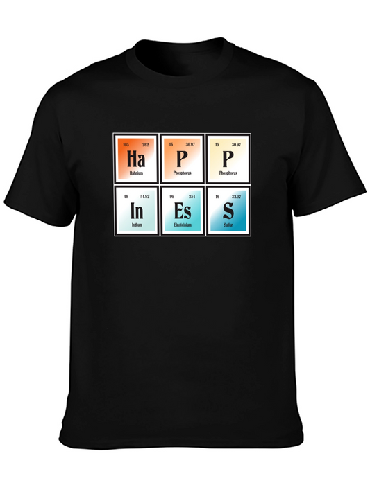 Periodic Table Inspired T-Shirt - HaPInEs