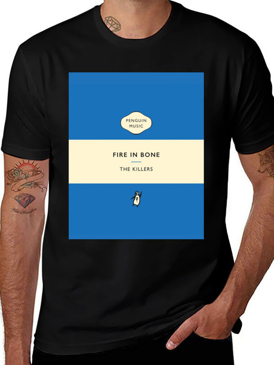 The Killers Fire in Bone Penguin Music T-Shirt