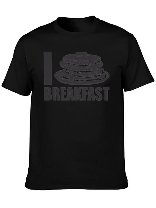 I Love Breakfast Pancake T-Shirt
