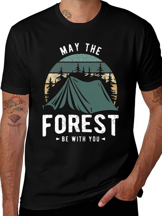 May The Forest Be With You Camping T-Shirt
