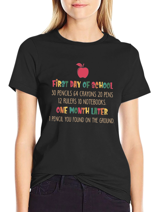 First Day of School T-Shirt - Back to School Apparel