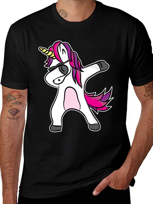 Dabbing Unicorn Graphic Tee - Cool & Fun!